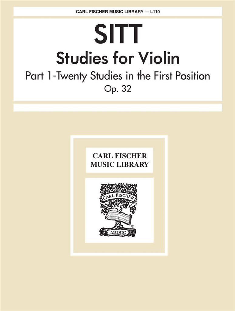 Studies for Violin, Op. 32, Book 1: Twenty Studies in the First Position