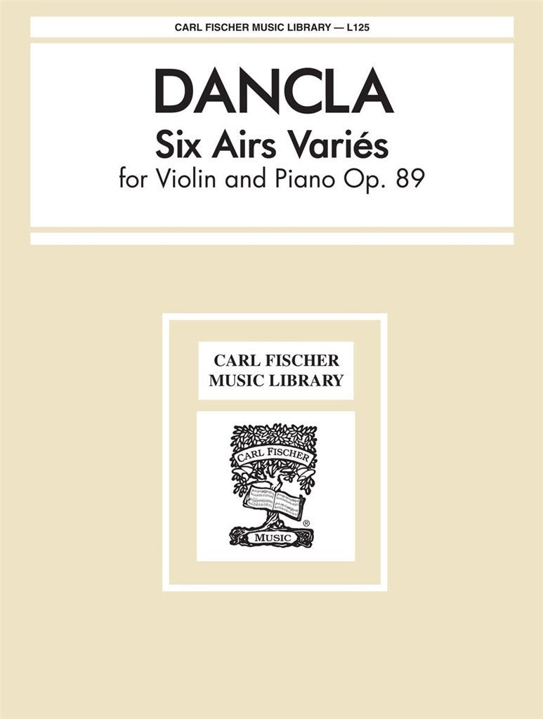 6 Airs Variés Opus 89