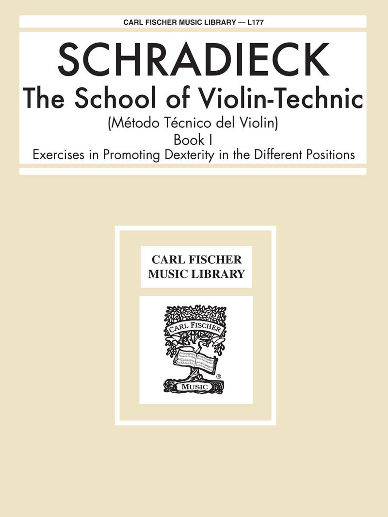 School of Violin Technic, Book 1