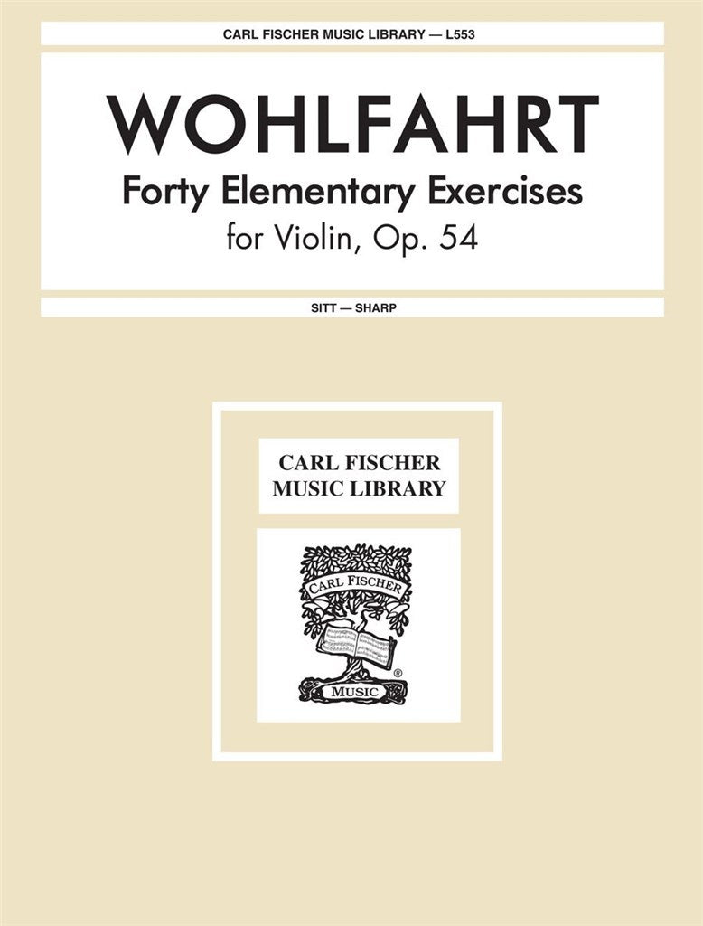 Forty Elementary Exercises for Violin, Op. 54