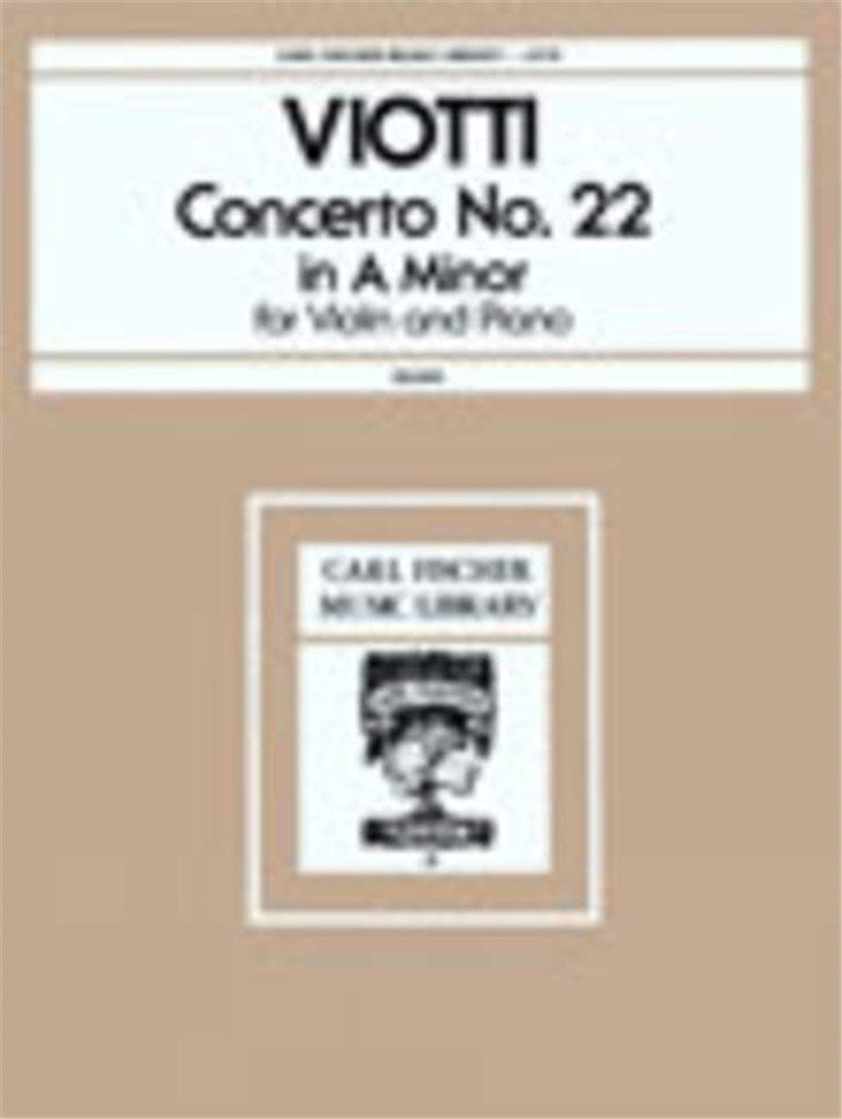 Concerto No. 22 In A Minor