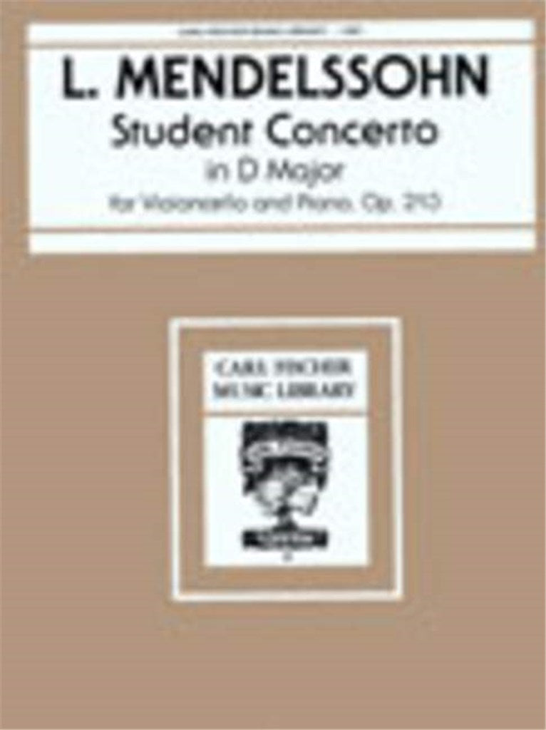 Student Concerto In D Major, Op. 213