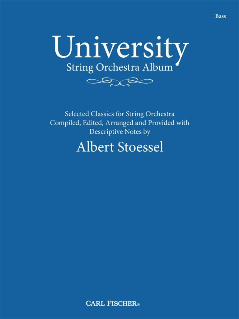 University String Orchestra Album (Contrabass  part)