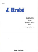 86 Etudes for The String Bass Book 1