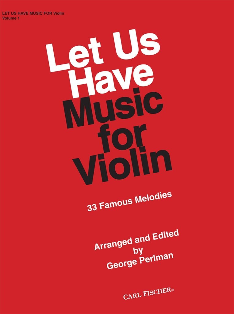 Let Us Have Music For Violin 1