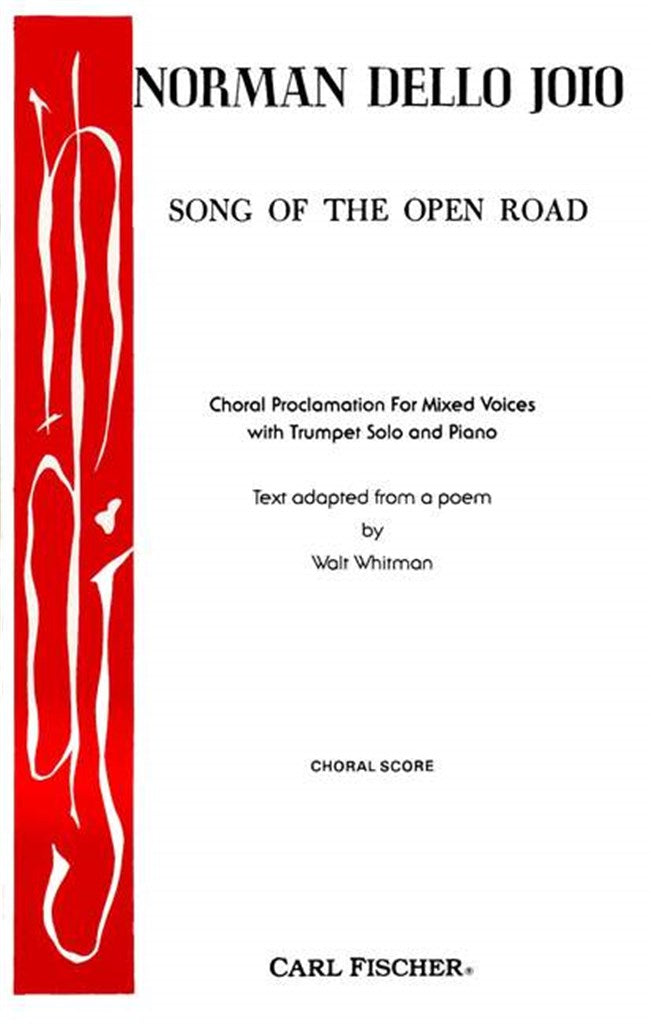 Song of The Open Road (Vocal Score)