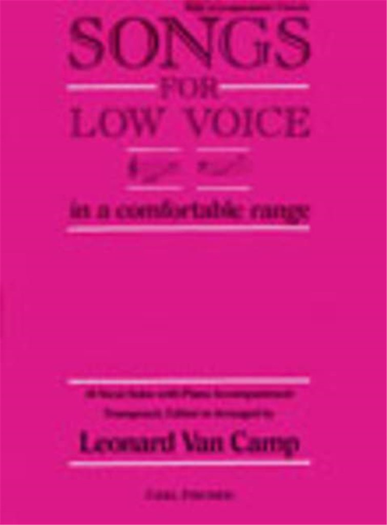 Songs for Low Voice