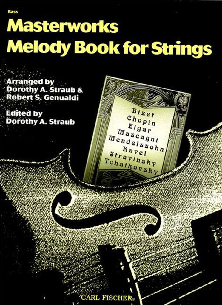 Masterworks Melody Book for Strings (Bass)
