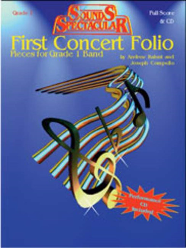 First Concert Folio - Pieces for Grade 1 Bands (Score with CD)