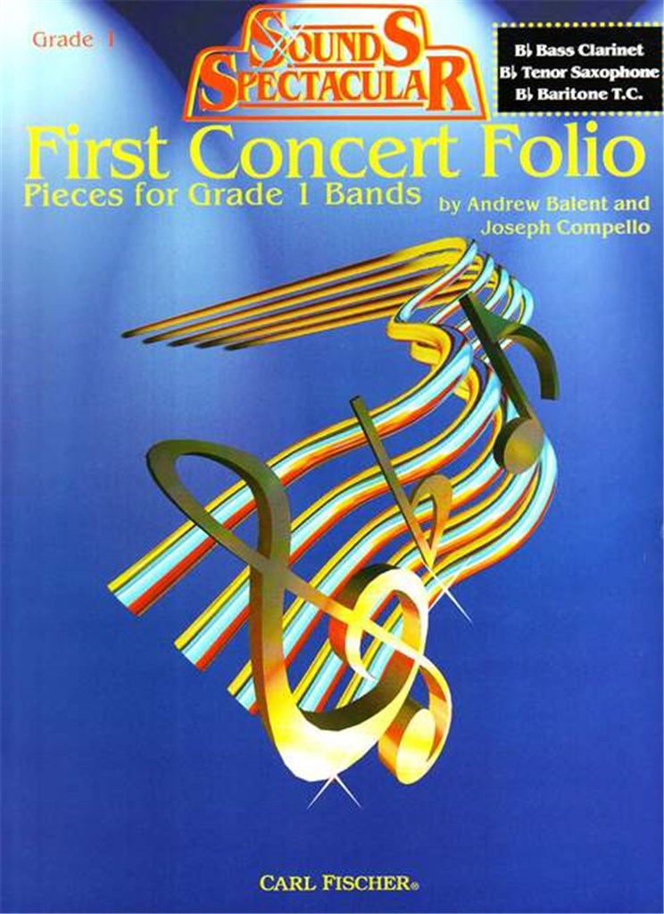 First Concert Folio - Pieces for Grade 1 Bands (Tenor Saxophone part)