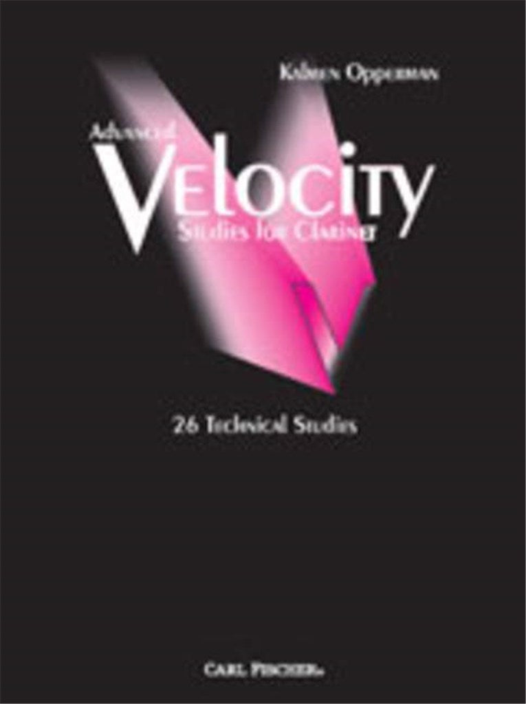 Advanced Velocity Studies for Clarinet