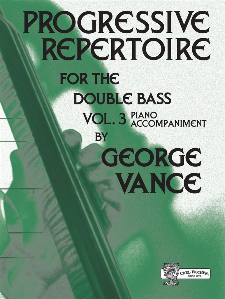 Progressive Repertoire for the Double Bass, Vol. 3 (Piano accompaniment)