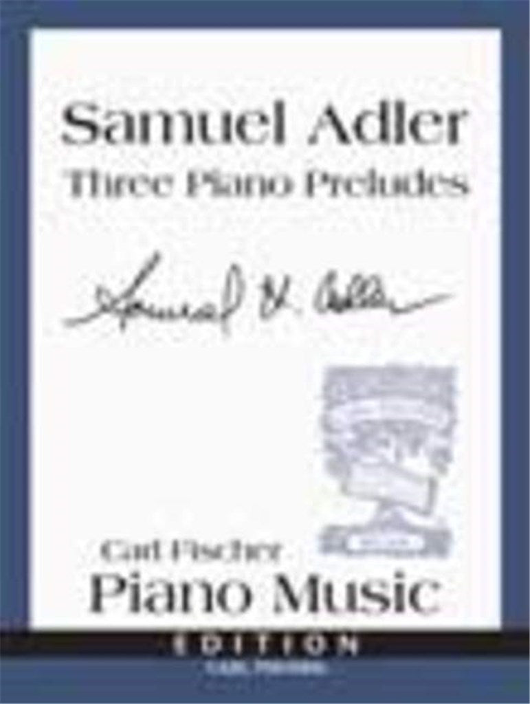 Three Piano Preludes