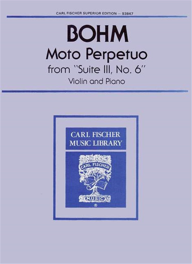 Moto Perpetuo, From 'Suite III, No. 6'