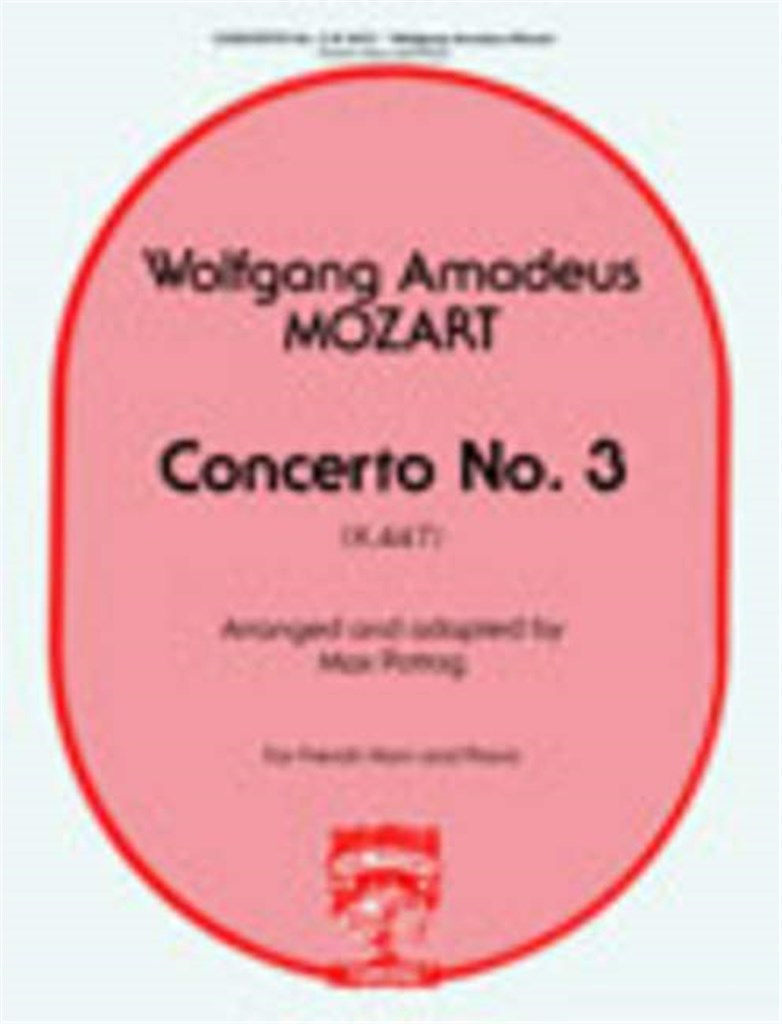 Concerto No. 3 (Score & Parts)