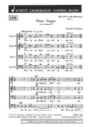 Drei  Chöre GeWV 54, 1. Haus-Segen Nun ist das Haus neu aufgerichtet