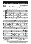 Drei  Chöre GeWV 54, 2. Wiegenlied an der Bergstraße Tropf, tropf, Tau