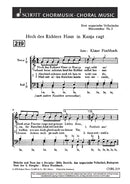 Drei ungarische Volkslieder, 2. Hoch des Richters Haus in Kanja ragt