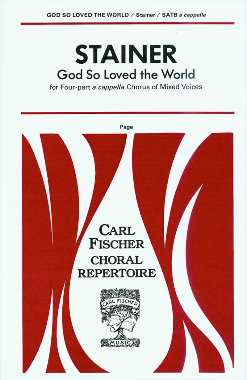 God So Loved The World (Vocal Score)