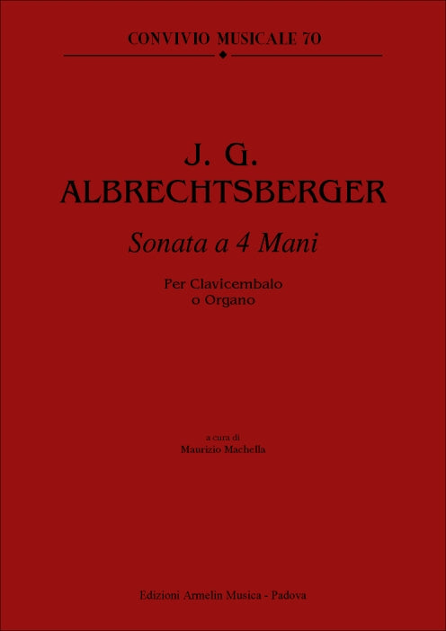 Sonata a 4 mani per Organo