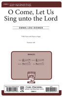 O Come, Let Us Sing Unto The Lord (TTBB Voices with Keyboard)