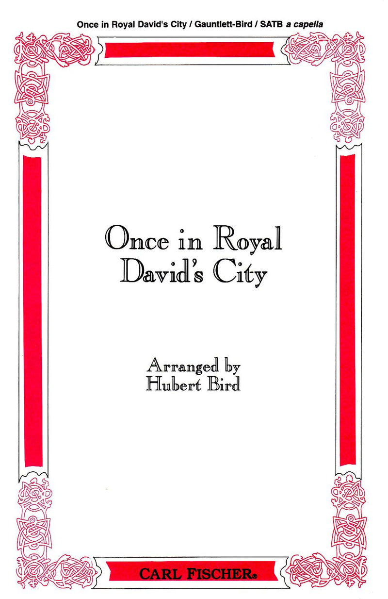 Once In Royal David's City