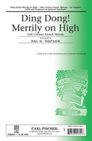 Ding Dong! Merrily On High (Vocal Score)