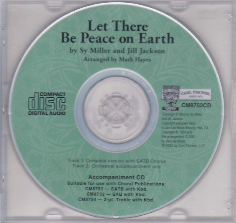 Let There Be Peace On Earth (CD Only)