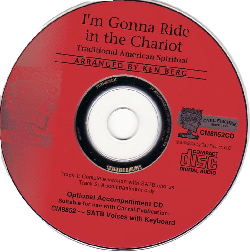 I'm Gonna Ride In The Chariot (CD Only)