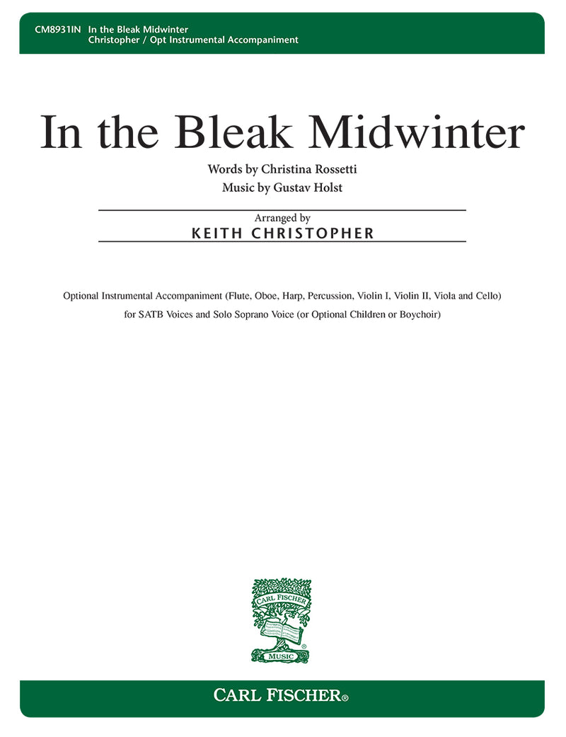 In The Bleak Midwinter (Score & Parts)