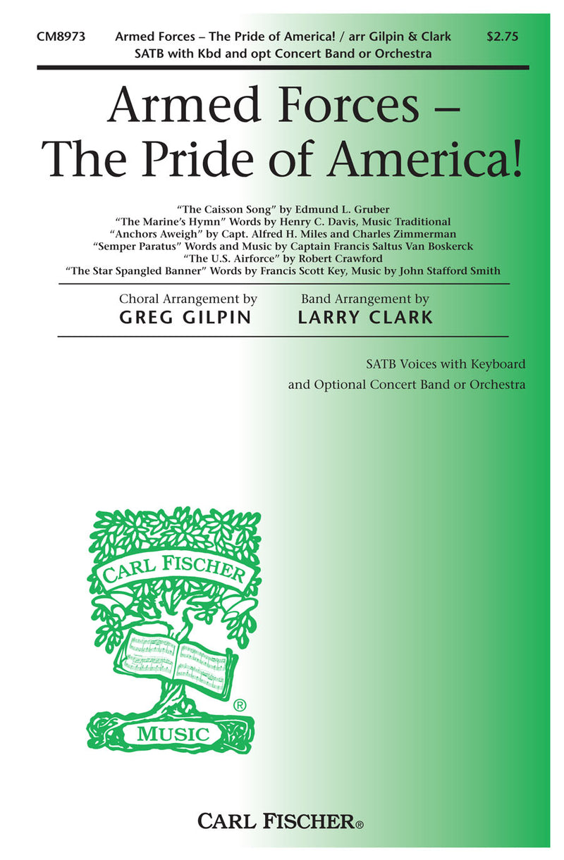 Armed Forces - The Pride of America (SATB and Keyboard)