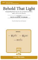 Behold That Light (SAB and Keyboard)