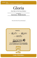Gloria From Mass In G (Three-part Mixed Voices and Solo Voices with Keyboard)