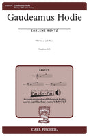 Gaudeamus Hodie (Choral Score)