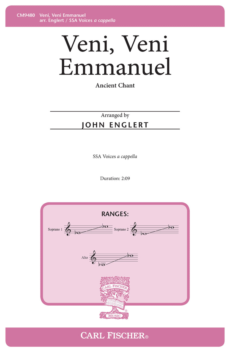 Veni, Veni Emmanuel (Choral Score)