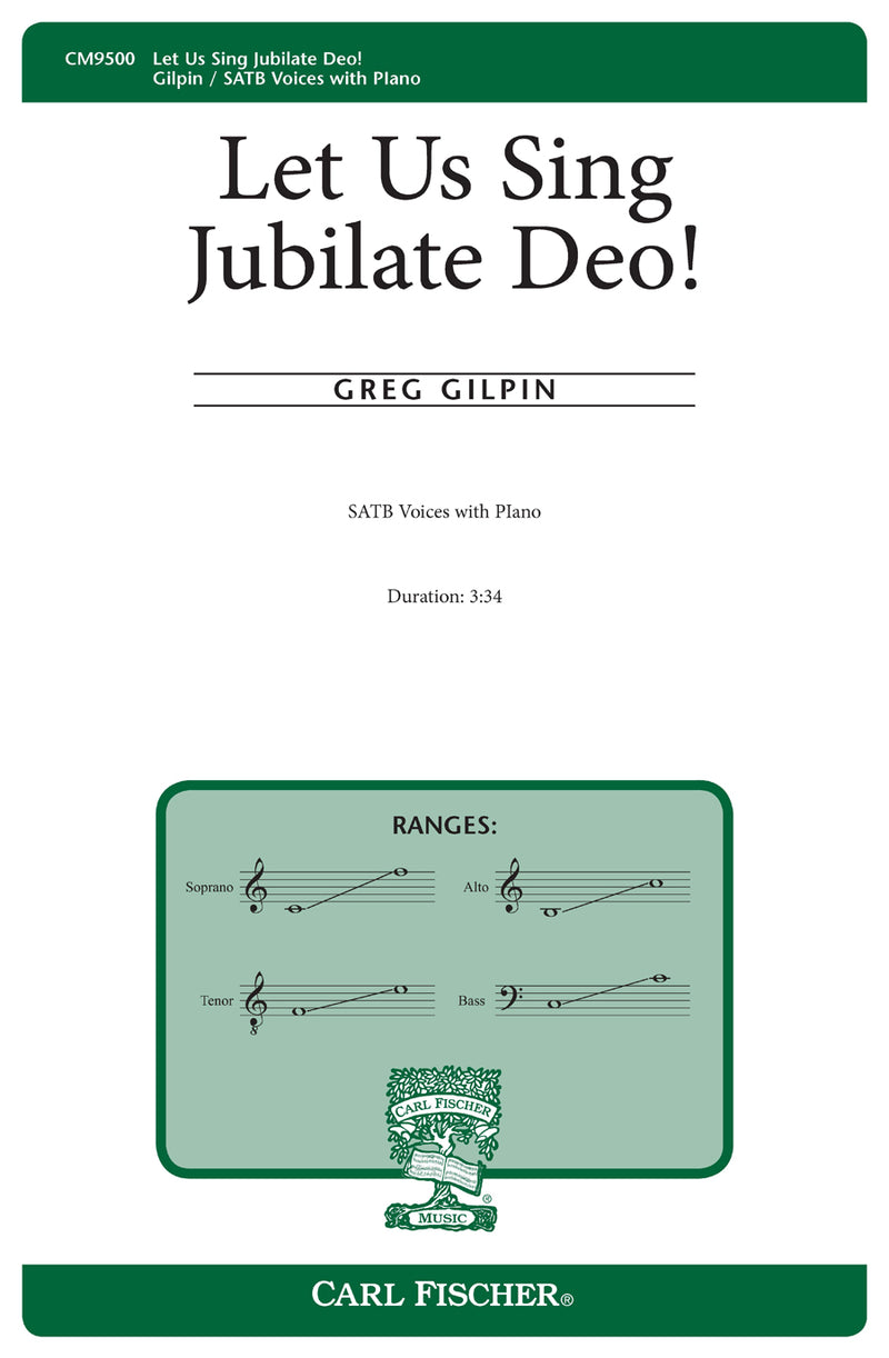 Let Us Sing Jubilate Deo!