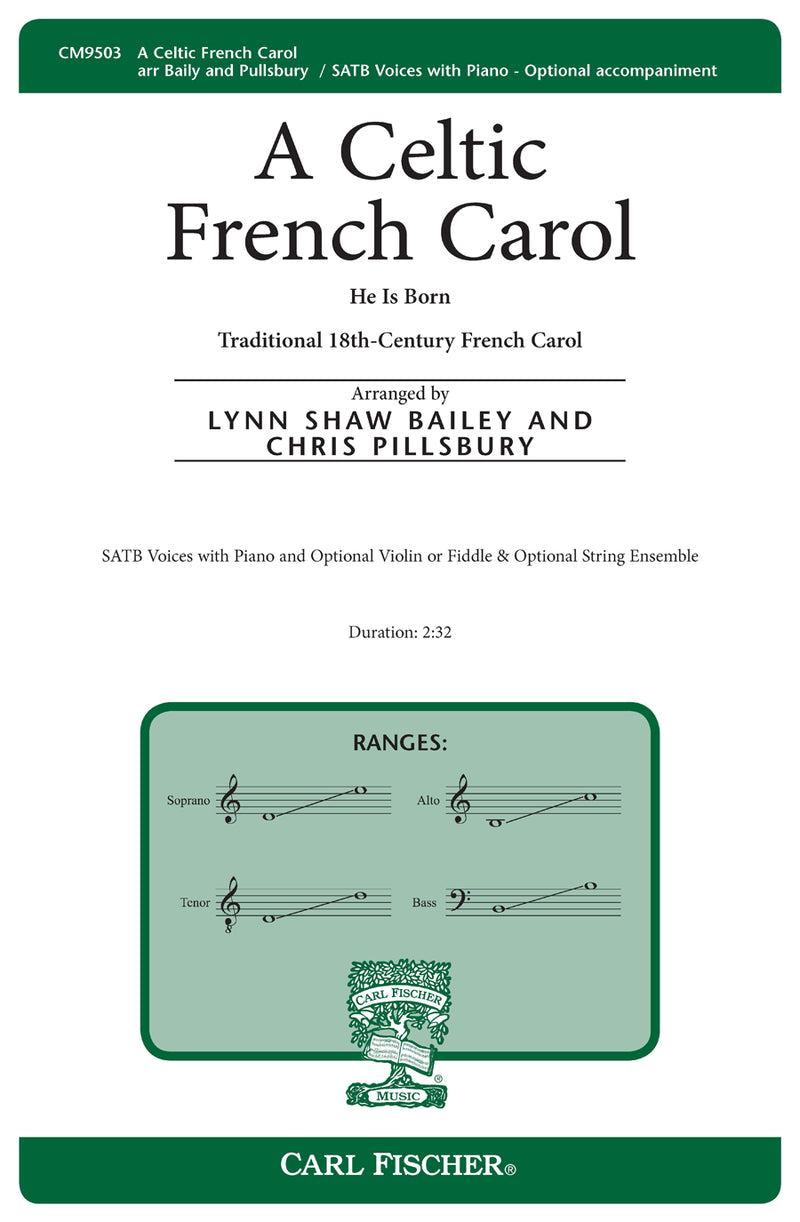 A Celtic French Carol (Choral Score)