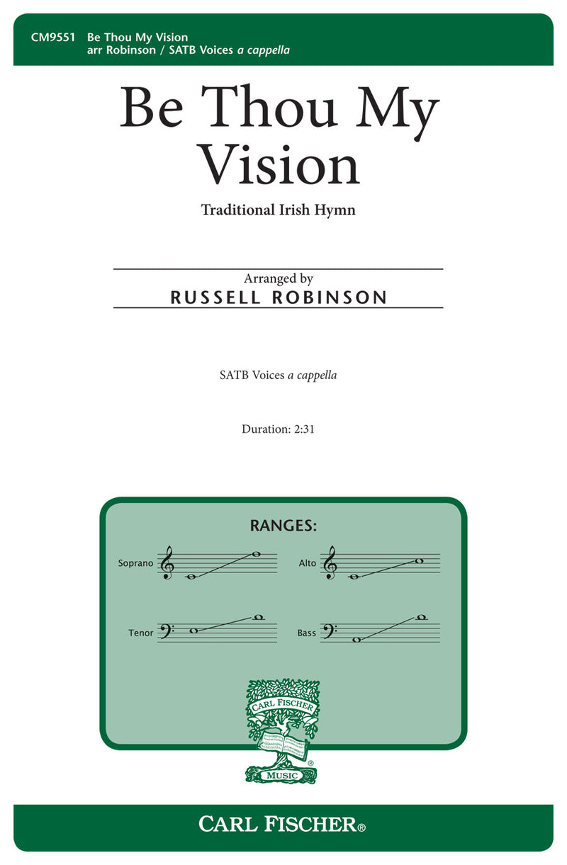 Be Thou My Vision (Choral Score)