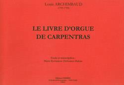 Le livre d'orgue de Carpentras