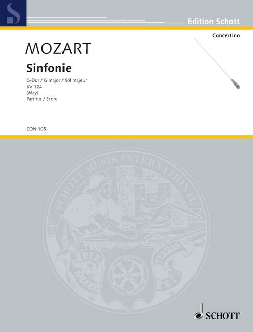 Sinfonie G-Dur KV 124 (score)