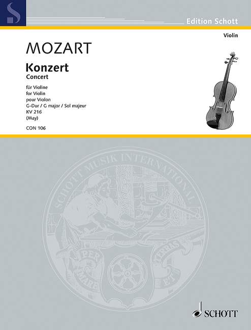 Konzert G-Dur KV 216 (score)