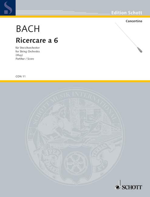 Ricercare a 6 c-Moll BWV 1079 (score)
