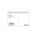 Quartetto concertante G-Dur (set of parts soloistically)