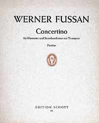 Concertino for clarinet & strings (score)