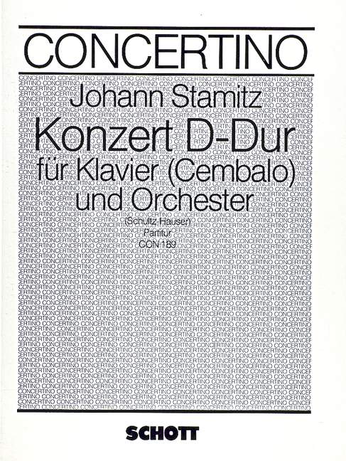 Konzert D-Dur op. 10/1 (score)