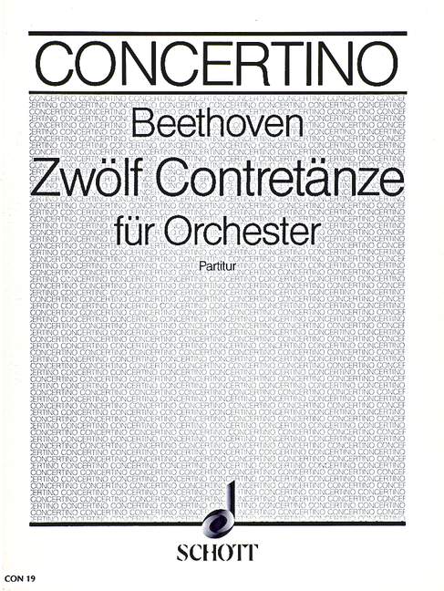 Zwölf Contretänze WoO 14 (score)