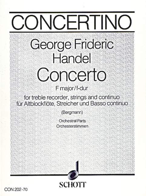 Concerto F-Dur (set of parts)