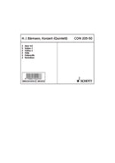 Konzert (Quintett) Es-Dur op. 23 (set of parts in groups)