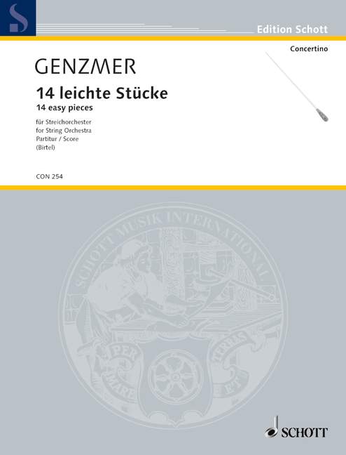 14 leichte Stücke für Streichorchester GeWV 134 (score)