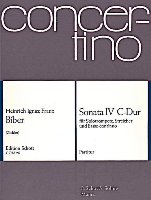 Sonata IV C-Dur (score)